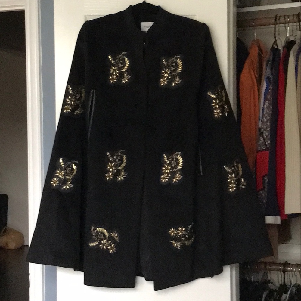 Jovanna London Golden Age Embellished Cape